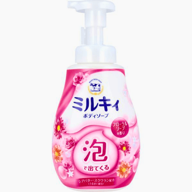 COW_Milky Bubble Awa Floral Fragrance Body Soap_Cosmetic World